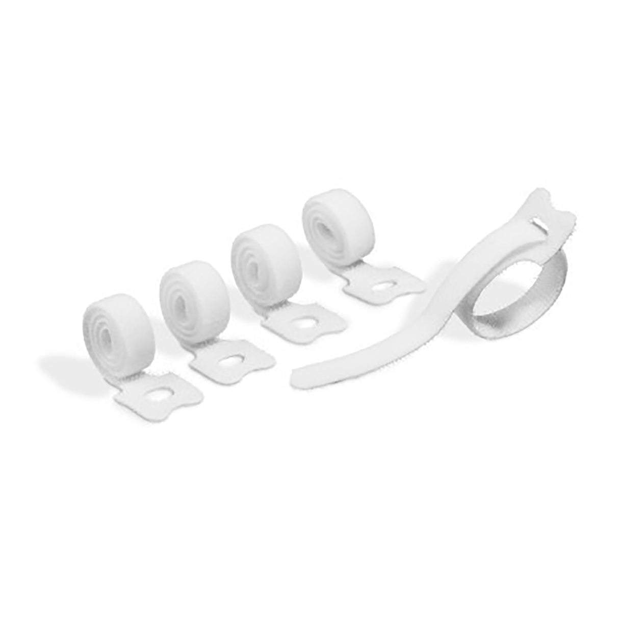 Durable CAVOLINE SELF-GRIP CABLE TIE 20MM WH- (Pack of 10)