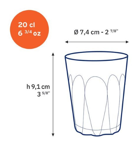 Duralex Provence Tumbler 200ml - Set 6