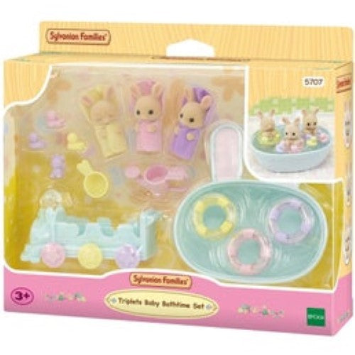 Sylvanian Families Triplets Baby Bathtime Set