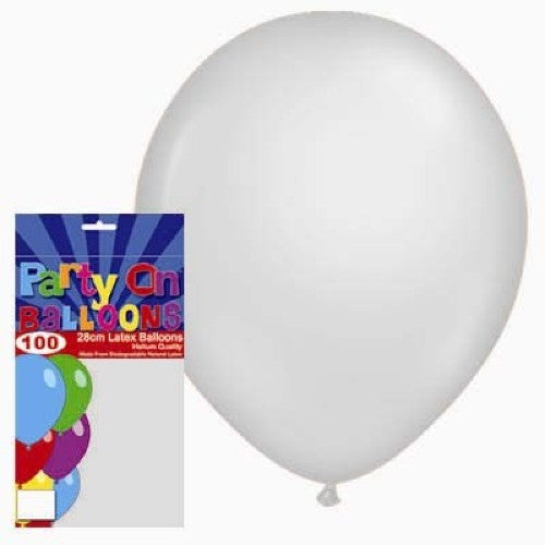 White Balloons 60pc