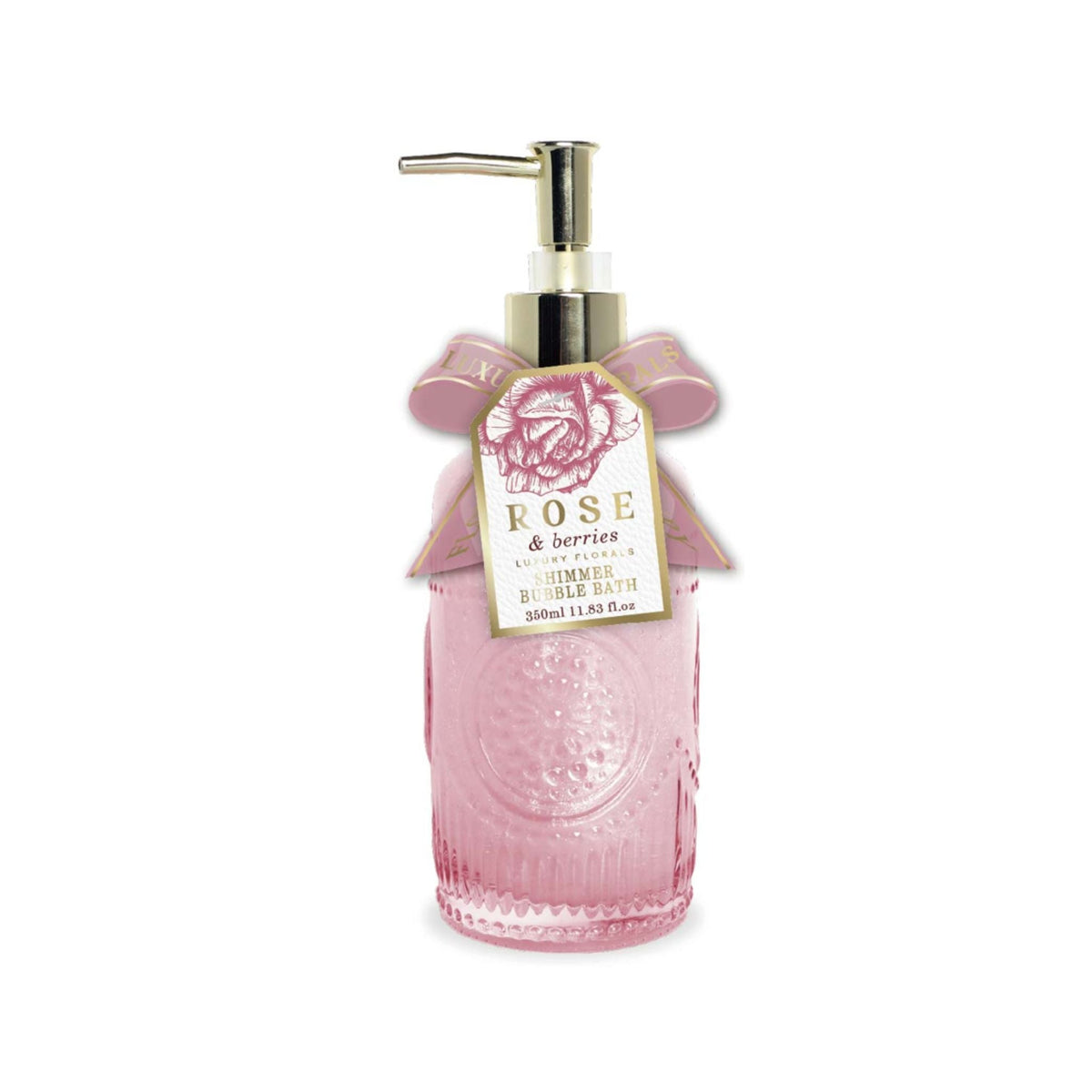 Rose & Berries Shimmer Bubble Bath 350ml