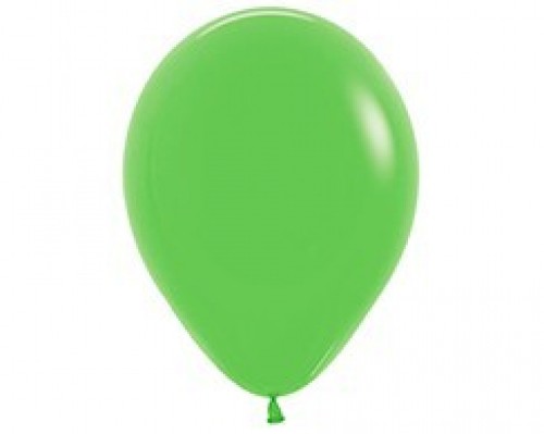 Vibrant 45cm lime green latex balloons by Sempertex, perfect for celebrations, pack of 6, durable and easy to inflate.