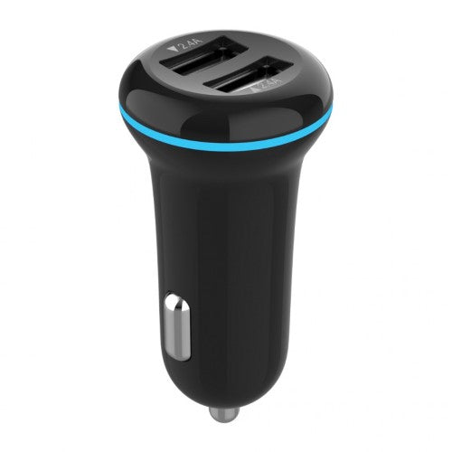 3.4A DUAL USB IN-CAR CHARGER - AERPRO