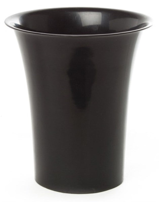 Florist Supplies - Flower Display Vase Black23cmDx25cmH