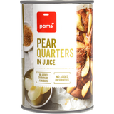 Pams Pear Quarters in Juice - 410g