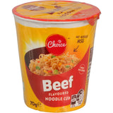 Choice Instant Noodles Beef Cup 70g