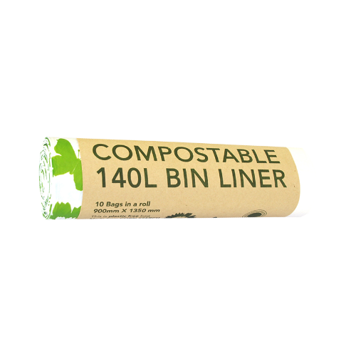 Ecopack Compostable Bin Liner 140L 10pk