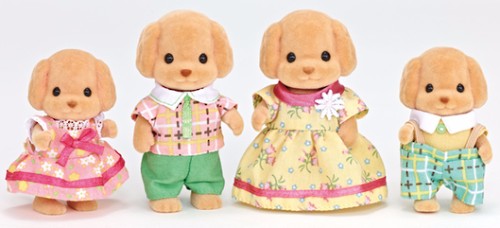 Toy Poodle Family  - Sylvanian Families