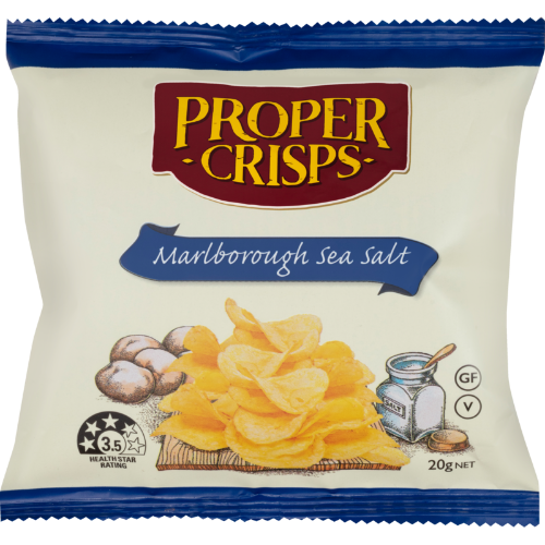 Potato Crisps Marlborough Sea Salt Proper 20g