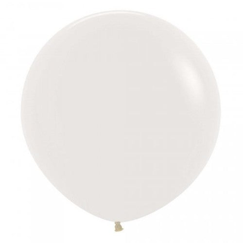 Sempertex 60cm crystal clear latex balloons in a pack of 3, ideal for elegant celebrations and stunning decorations.