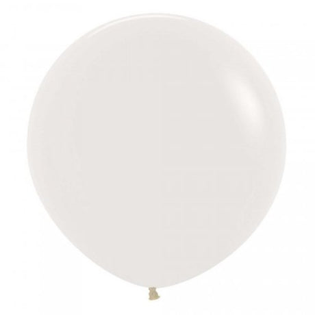 Sempertex 60cm crystal clear latex balloons in a pack of 3, ideal for elegant celebrations and stunning decorations.