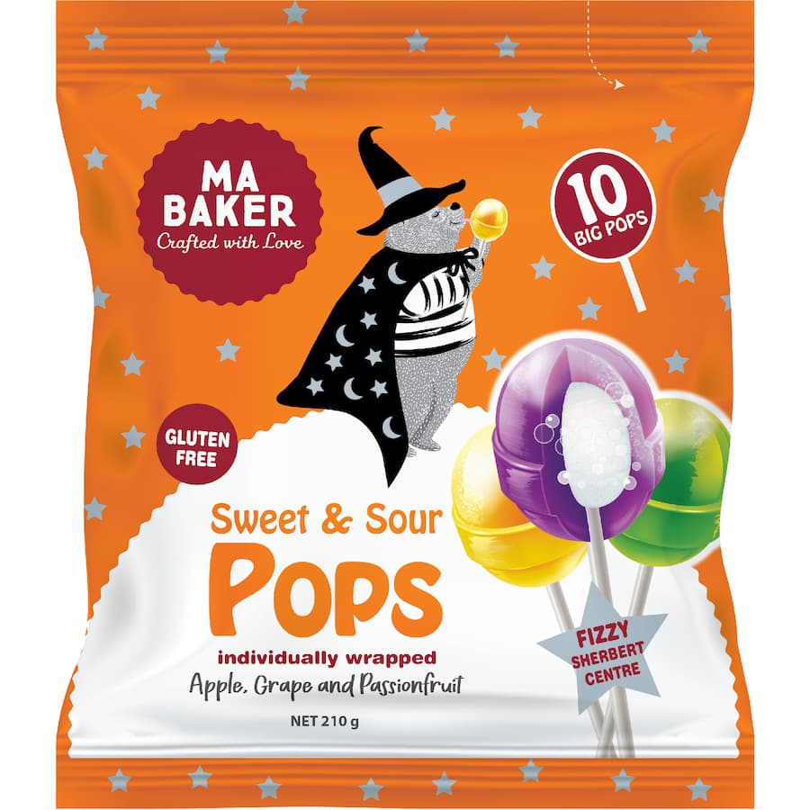 Ma Baker Pops Sweet & Sour