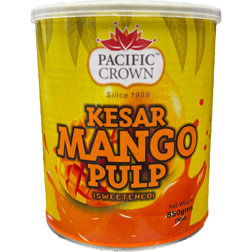 Sweetened Kesar Mango Pulp Pacific Crown 850g