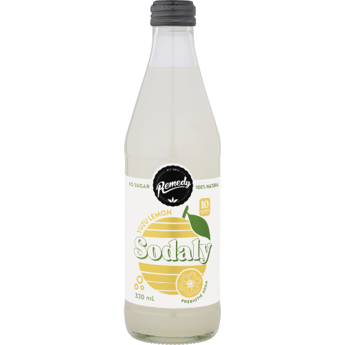 Remedy Sodaly Yuzu Lemon Flavoured Drink 8 x 330ml