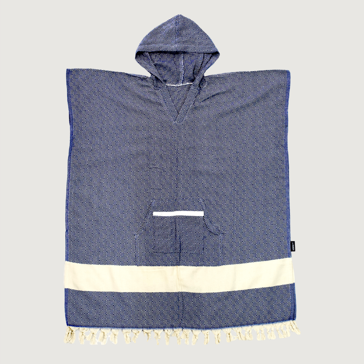 Moana Road - Turkish Towel Hoodie - Blue & White - 2 units