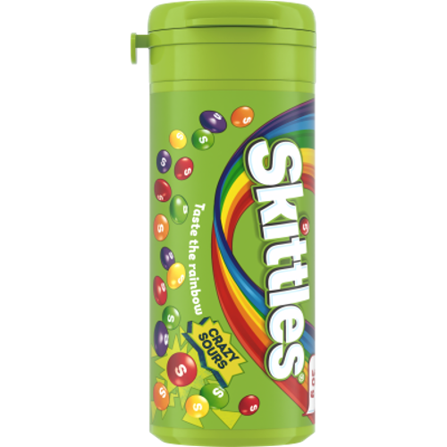Skittles Crazy Sours Fruit Tubes 12 x 30g