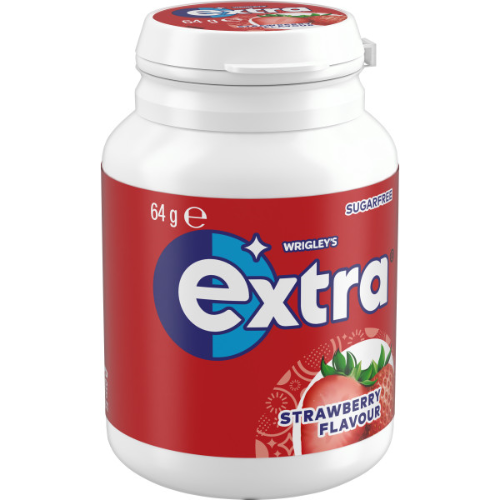 Wrigley's Extra Strawberry Flavour Sugarfree Gum 6 x 64g
