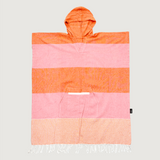 Moana Road - Turkish Towel Hoodie - Pink & Orange Striped - 2 units