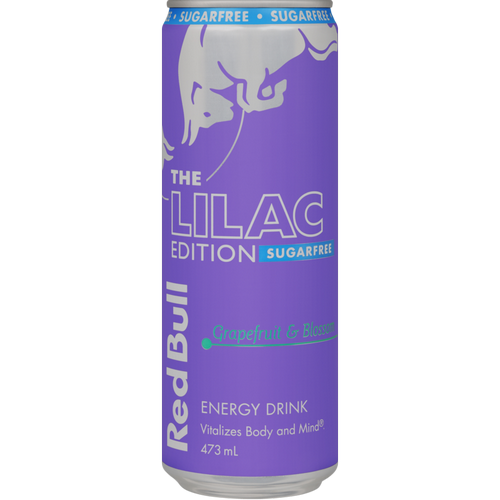 Red Bull Lilac Edition Grapefruit & Blossom Sugarfree Energy Drink 12 x 473ml