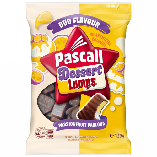 Passionfruit Pavlova Lumps Pascall 120g