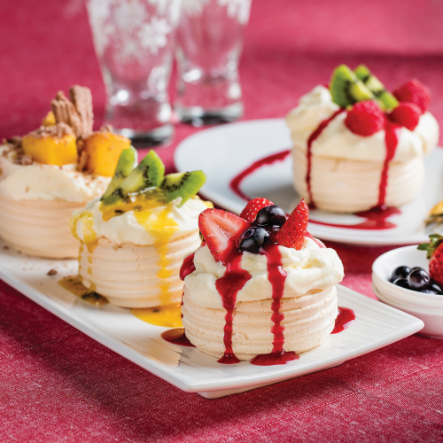 Mini Vanilla Pavlovas - Elite Food Group - 24 x 25g