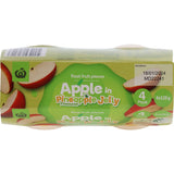 Woolworths Fruit Snack Apple In Pineapple Jelly 480g