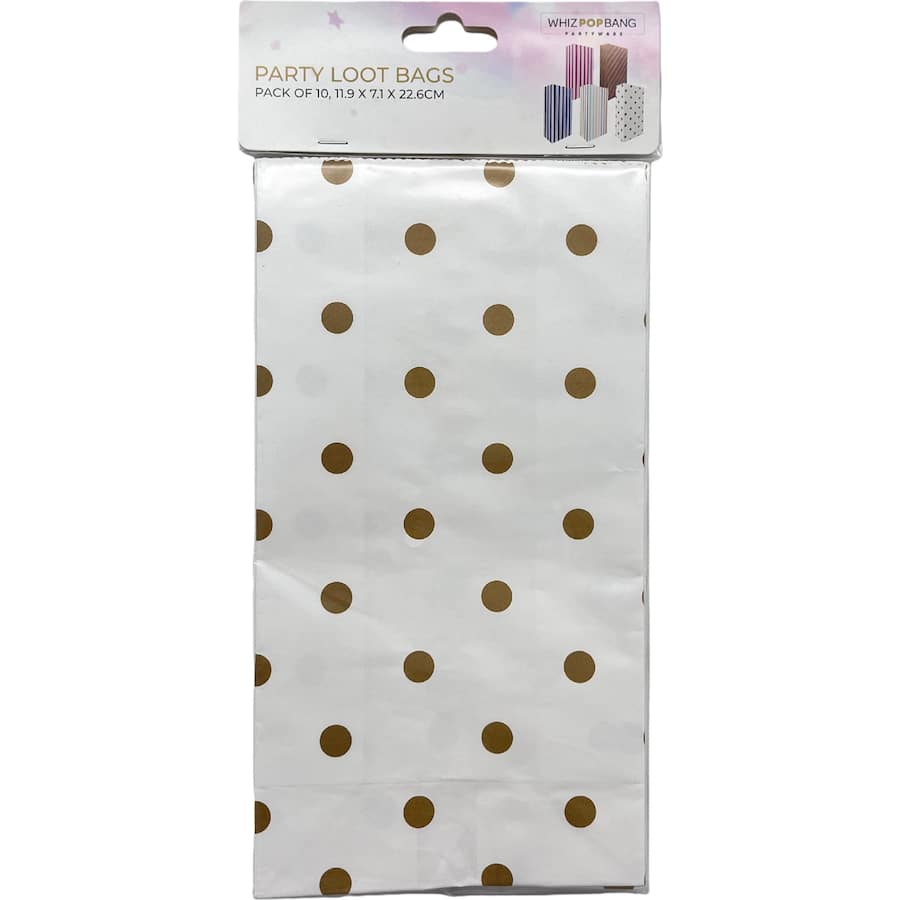 Whiz Pop Bang Paper Loot Bags  10pack