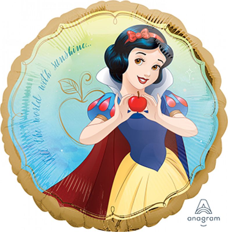 Self-sealing 45cm snow white foil balloon, perfect for adding magic to any enchanting party or celebration.