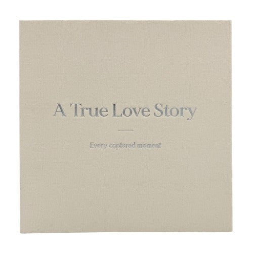 Elegant black slip-in photo album designed to showcase and protect 160 cherished photos, beautifully presented in a gift box.