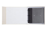 Elegant black cloth-covered photo album with slip-in pockets for 160 cherished 4x6 photos, housed in a stylish magnetic box.