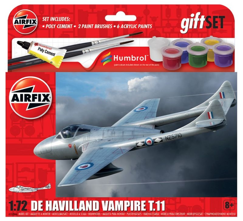 Airfix - 1/72 de Havilland Vampire T.11 - A55204A