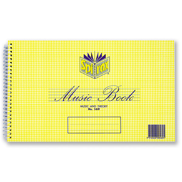 Spirax 569 Music & Theory S/O 18 Leaf - Pack of 20