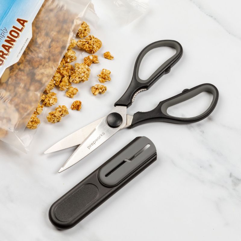 Kitchen Scissors with Sharpener - Progressive Prepworks