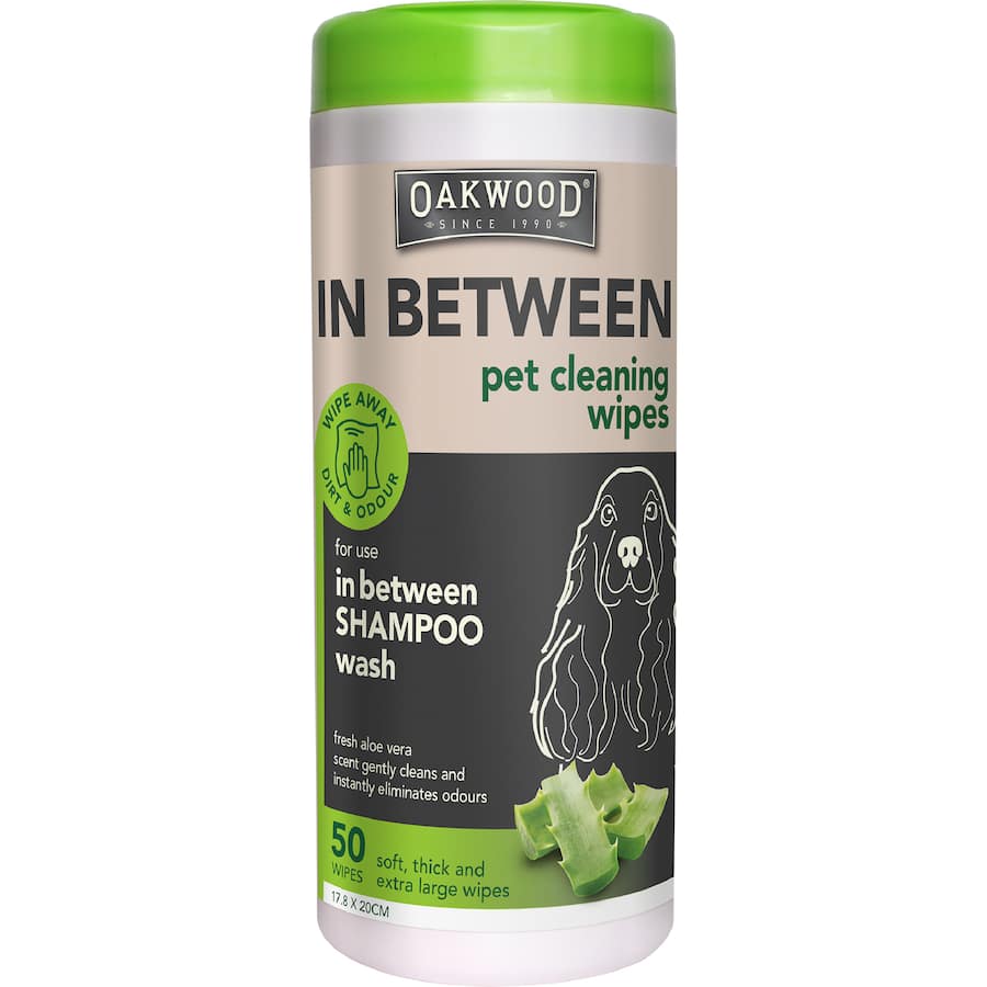 Oakwood Cleaning Wipes Pet - 50 pack