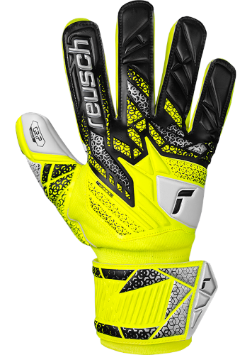 Gloves  - Attrakt Grip - Safety Yellow/Silver - Size 9