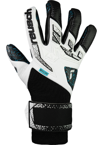 Gloves  - Attrakt Freegel Fusion Goaliator - White/Silver/Black - Size 11