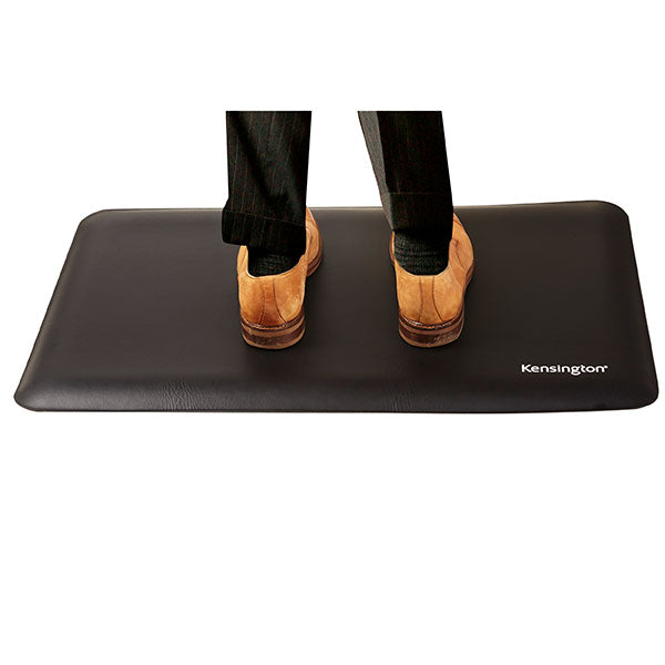 Kensington Anti Fatigue Floor Mat providing cushioned support for feet and back, ideal for reducing discomfort during prolonged standing.