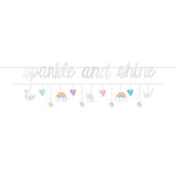 Magical Rainbow Birthday Banners Set - Pack of 2