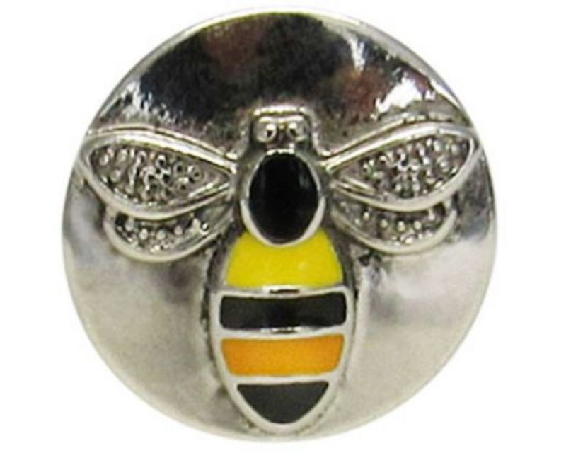 Vibrant Snap REDFOX-Honey Bee featuring a honey bee motif, crafted from sustainable materials for style and eco-friendliness.
