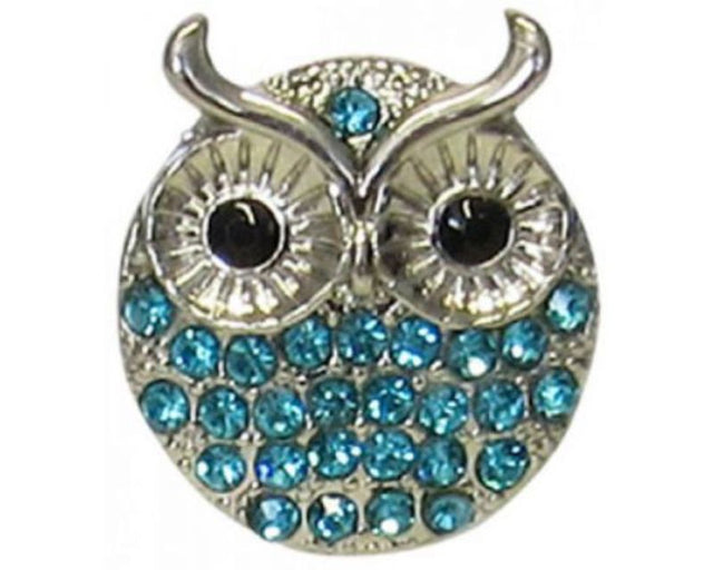 Whimsical blue round owl figurine, perfect for decor and gifts, blending charm and vibrant colors for owl lovers.
