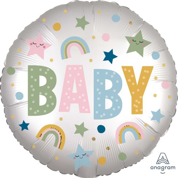 Balloon - 45cm Standard HX Natural Baby Satin Infused