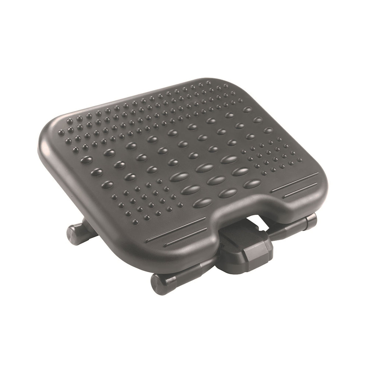 Kensington Footrest Solemassage with adjustable height and tilt, promoting comfort and circulation while working.