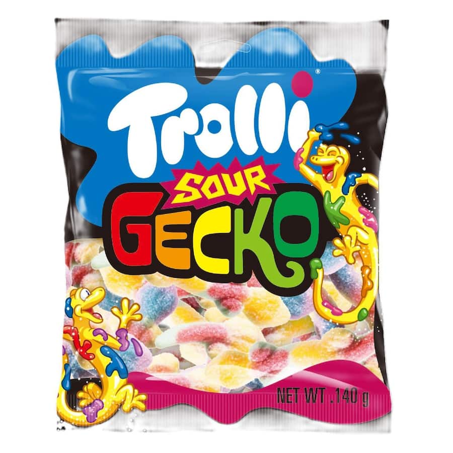 Trolli Sweets Sour Gecko 140g