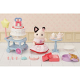 Sylvanian Families Party Time Playset Tuxedo Cat Girl