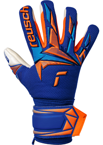 Reusch Attrakt Freegel Advance Junior - Sharp Blue/Shocking Orange - Size 8