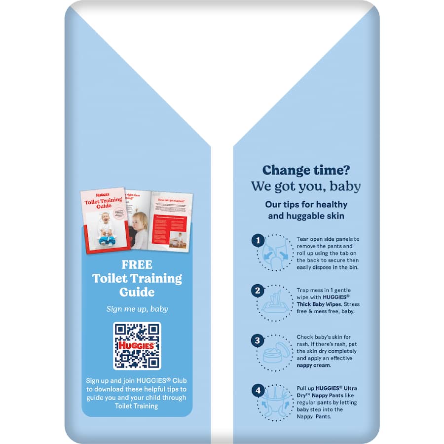 Huggies Ultra Dry Nappy Pants Junior Boys 15kg+ Size 6 24pack