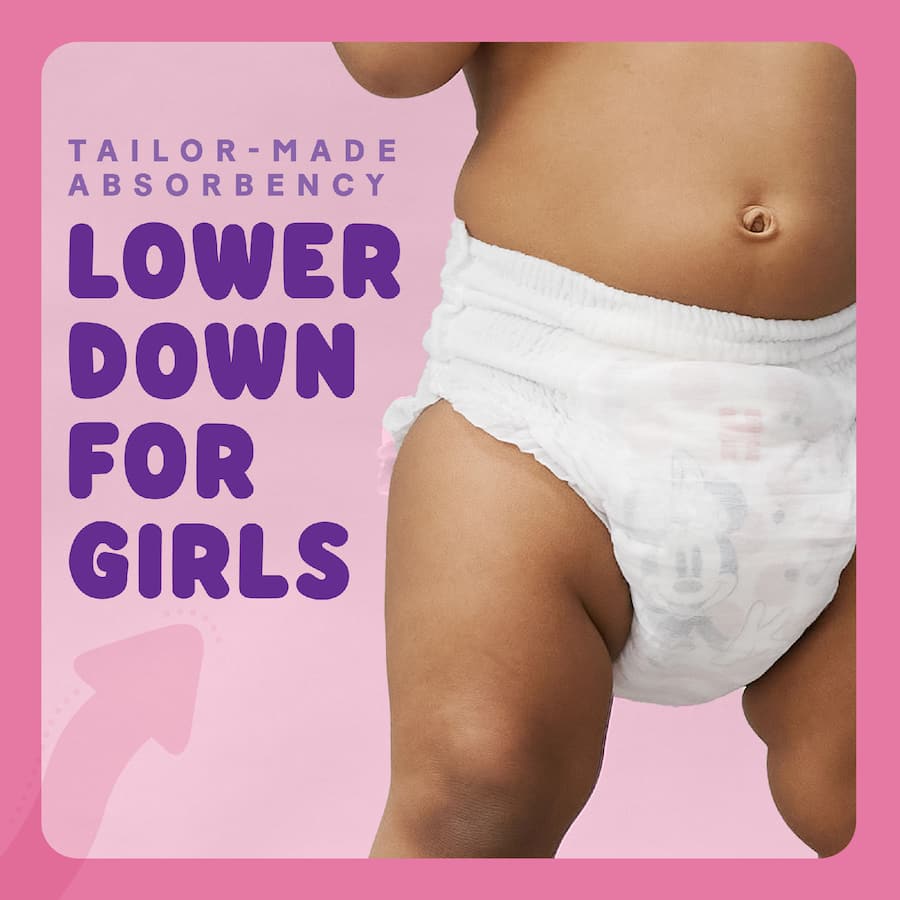 Huggies Ultra Dry Nappy Pants Junior Girls 15kg+ Size 6 24pack