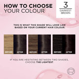 Loreal Excellence Hair Colour Darkest Brown 3