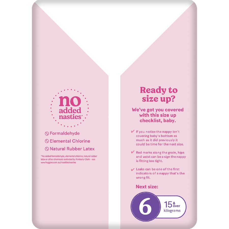 Huggies Ultra Dry Nappy Pants Walker Girls 12-17kg Size 5 26pack