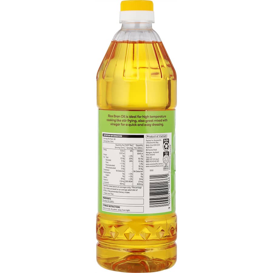 Woolworths Rice Bran Oil  - Smartfox